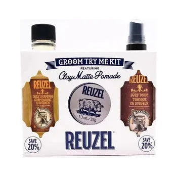 Reuzel Groom Try Me Kit Tonpomade