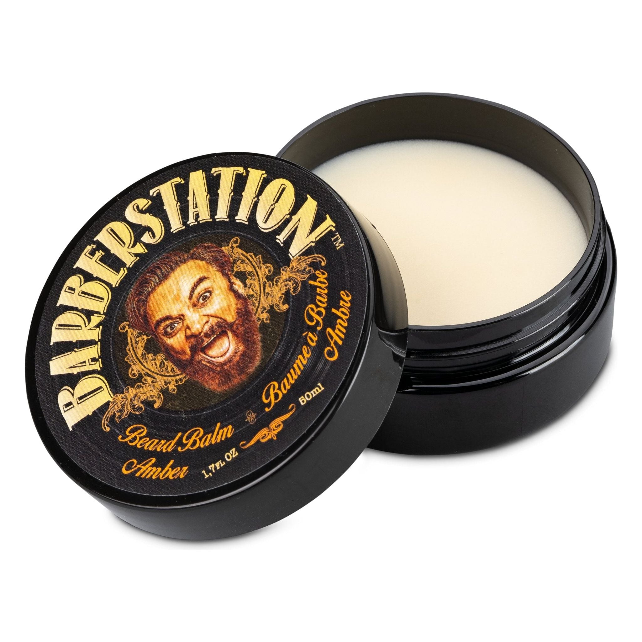 Barberstation Baardbalsem Amber - Pomade-Online.nl