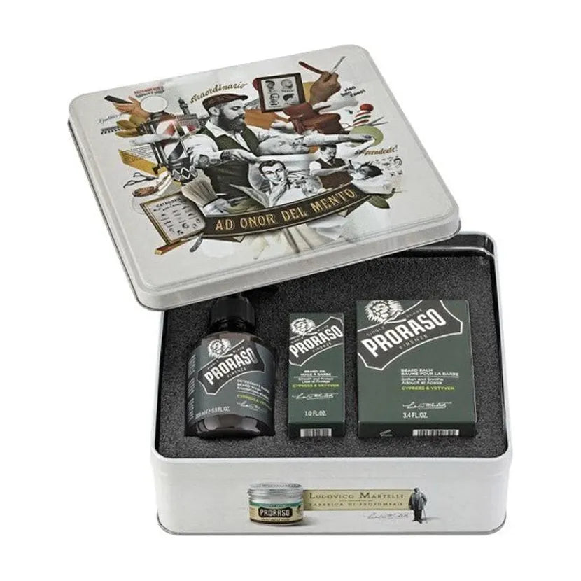 Proraso Geschenkset Bart Zypresse &amp; Vetiver 