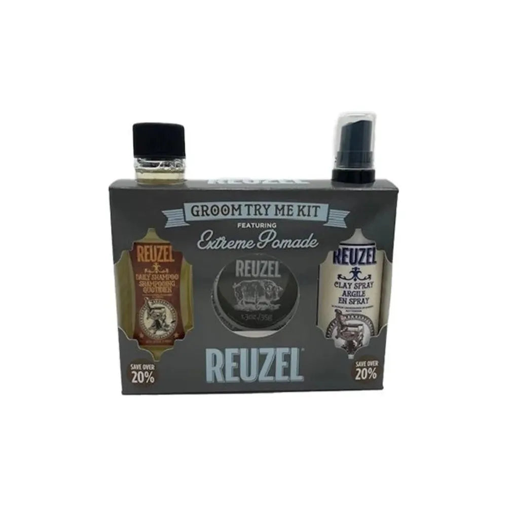 Reuzel Groom Try Me Kit Extreme Pomade